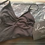 herslims Black Seamless Bodysuit Thong Womens Tummy Control Compression NWT Photo 1