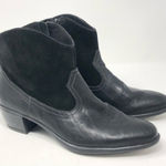 Munro NEW  booties western style‎ black leather Photo 0