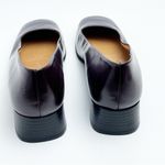 Ralph Lauren LAUREN Brown Leather Square Toe Loafers, Size 8.5AA Photo 8