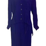 Vintage Ms Interpret Casual Outfit Purple Size 6 Photo 0