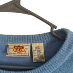 Route 66 Size Large 58% Wool Blend Metallic Blue Sweater Photo 4