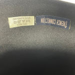 French Connection  Lime Green Crochet Black Wool Hat Made in England Women Photo 3