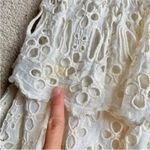 Free People  Eyelet Ruffle Mini Skirt Photo 7