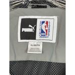 Puma  Blazers Basketball Windbreaker Jacket‎ Gray Logo Zip up Size XL Pockets Photo 2