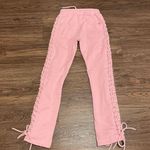 Hidden Cult Lace Up Wynn Sweat Pants Bubblegum Pink Size X Small Photo 13