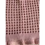 Bohemian Rose Pink Crochet Frill Cardigan Sweater Medium NEW Photo 5