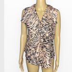 CAbi Style #104 Just So Zebra Print Silk Size S Photo 3