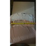 SheIn Pink Sequin ColorBlock Glitter T-Shirt L Casual Twee Rainbowcore Festival Photo 6