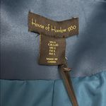 House of Harlow Teal Satin Crop Blazer Size L Photo 5