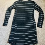 Lou & grey Charcoal Grey Striped Jersey Long Sleeve Dress Size XS Photo 5