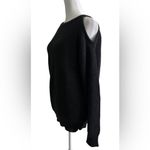 IRO  Black open shoulder merino wool blend long Sweater Photo 2