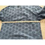 Madewell  Embroidered Wide-Sleeve Boxy Crop Tee Crewneck Blue Size M Photo 7