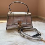 ALDO Metallic Silver Clutch Photo 1