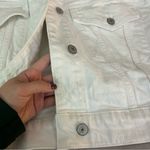 Abercrombie & Fitch  White Denim Jacket, Size Medium Photo 6
