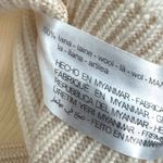 ZARA  | Medium | 100% Wool Oversized Ribbed Drop Shoulder V-Neck Pullover Sweater Photo 4