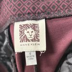 Anne Klein Ann Klein Burgundy Dress Pants Size 4 Photo 6