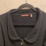 Anthropologie 525 America Short Sleeve Button Down Knit Cardigan Black Photo 5