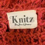 For Love & Lemons Knitz  Loopy Knit Open Front‎ Cardigan Sweater Boho Chunky Photo 3