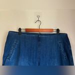 Chico's Chico’s Medium Dark Wash Pull On Elastic Waist Straight Leg Ankle Jeans 3R 16R Photo 4