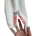 Matilda Jane  Women's Shirt Large Cream Short Ruffle Sleeves Crew Neck Photo 3