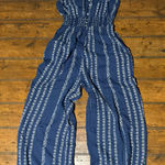 Japna  jumpsuit blue with wide‎ legs buttons XS Photo 0