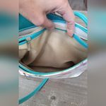 Borse In Pelle Purse Floral Leather Crossbody Purse Made In Italy Zip Tote White Photo 9