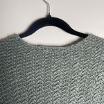 Me to We  Women's Green Cable‎ Knit Pullover Chenille Sweater Large Photo 4