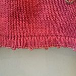 Vintage Salon Studio Haband Lavishly Embroidered Floral‎ Sweater Pink Size L Photo 8