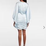 SIMKHAI Kadence satin minidress in Light Sky Blue Size 0 Photo 2