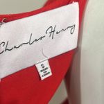 Charles Henry  red short sleeve v neck jumpsuit Photo 9