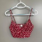 Amazon Red Floral Matching Skirt Set Photo 1