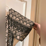 Chelsea and Violet FINAL PRICE  Snake Print Knit Ruffled Dress Photo 4