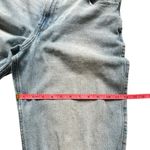 Hollister Ultra High Rise Dad Jeans 10L Light Wash Ripped Knees Straight Leg Photo 5