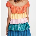 Olivia Rubin Clarissa Tiered Sequin Mini Dress Rainbow new with tags Size 12 Red Photo 3