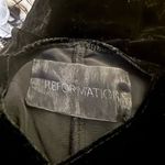 Reformation  cut out velvet mini dress Photo 9