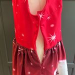 Festive Red Dress with Santa Print Size XL Photo 3
