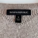 Banana Republic Taupe Beige Cashmere Blend V-Neck Pointelle Cardigan Sweater S Photo 3