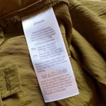 Madewell  Harlow High Rise Wide Leg Cargo Pants Olive Green Taffeta Size 4 Photo 4