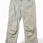 prAna Stretch Halle Zion Roll Up Hiking Pants Women 10 Short Khaki Tan Outdoor Photo 0
