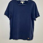 Michael Kors BUNDLE Navy and Green Women's Tops Size Medium Career going out Photo 0