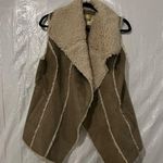 Ymi  Tan Faux Fur Vest Size Medium Photo 0