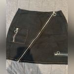 Urban Outfitters BDG Black Denim Skirt with Cross Zipper Photo 2