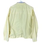 Columbia VTG  Denim Jean Jacket Womens Size L Yellow Button Up Pockets Outdoors‎ Photo 1
