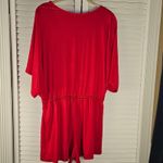 Lovers + Friends NWT Womens Red Selene Short Romper Large Photo 1