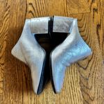 Maison Martin Margiela Silver Mules Metallic Silver Size 7.5 Photo 3