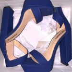 Blue Strap Up Heels Size 6.5 Photo 0