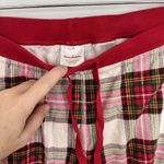 Hanna Andersson Christmas Holiday plaid jogger pajama lounge pants Red Small Photo 2
