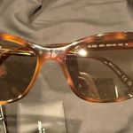 Saint Laurent Tortoise Shell Sunglasses NWT - with Case & Cards from Purchase Photo 5