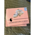 Serra  Ladies Espadrille blue wedges NWT/Box Sz 8 Photo 5