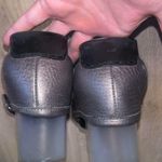 Bella Vita  silver leather sequined buckle loafer flats dress shoes Photo 6